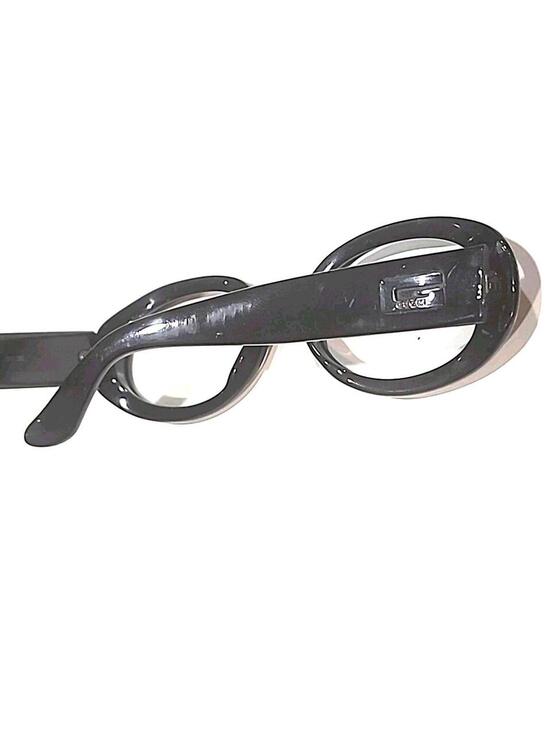 Gucci GG2419/N/S Glossy Black Oval Sunglasses Frame Only 51-20 135 Italy Read main image 7
